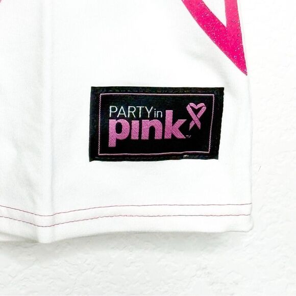 Zumba Women’s Party in Pink Breast Cancer Awareness Racerback Tank Top - Picture 3 of 12